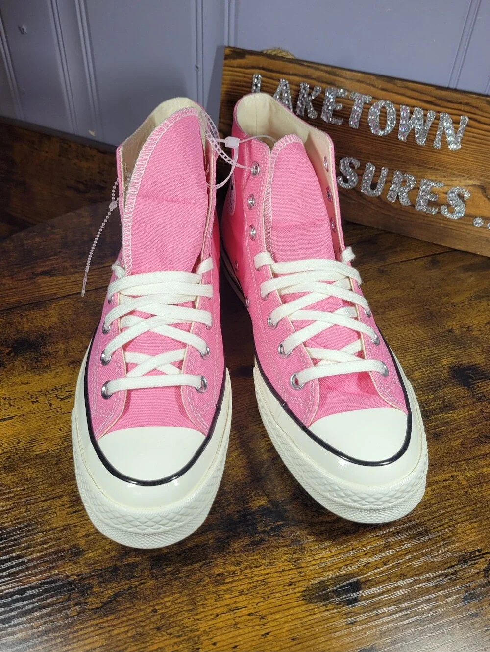 Converse Chuck 70 Taylor vintage style High Top Sneakers - Pink - Picture 2 of 14